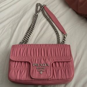 Prada chain cross body handbag